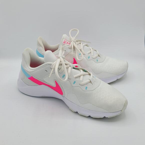 Nike Legend Essential 2 CQ9545-103 Athletic Cross Training white women's size 9 - Picture 3 of 9